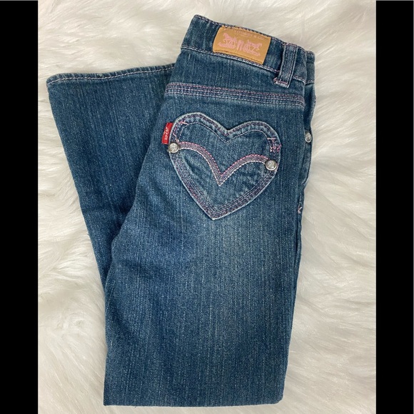 Girls Levi Bootcut Jeans
